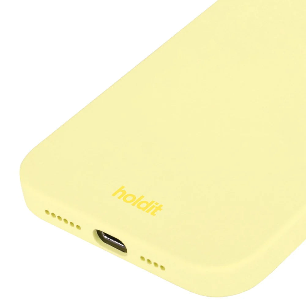 Cover til iPhone 15 Pro - Soft Touch Silikone Case - Lemonade