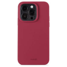 Indlæs billede til gallerivisning Cover til iPhone 15 Pro - Soft Touch Silikone Case - Red Velvet
