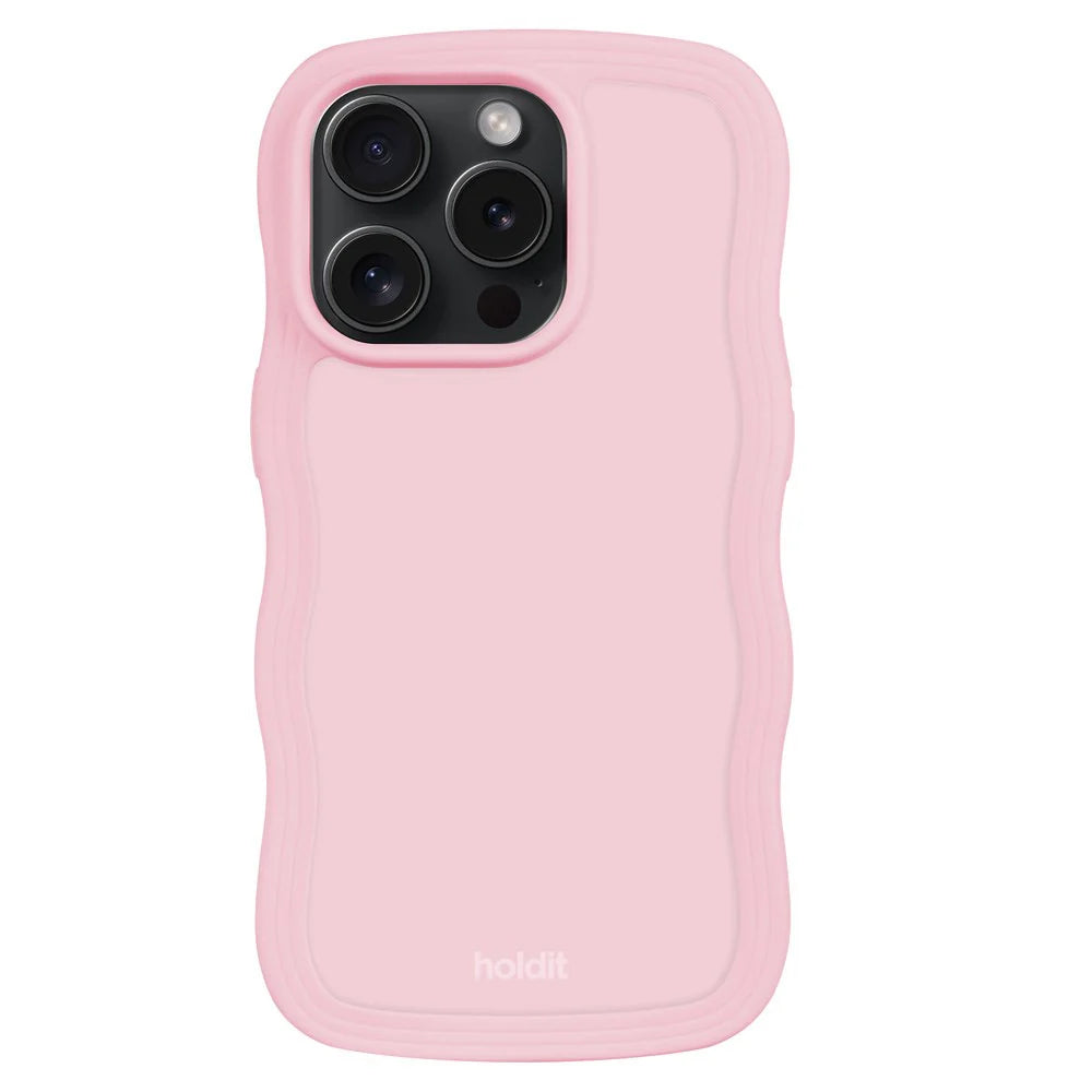 Cover til iPhone 15 Pro - Wavy Pink