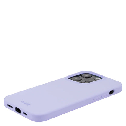 Cover til iPhone 15 Pro - Soft Touch Silikone Case - Lavendel
