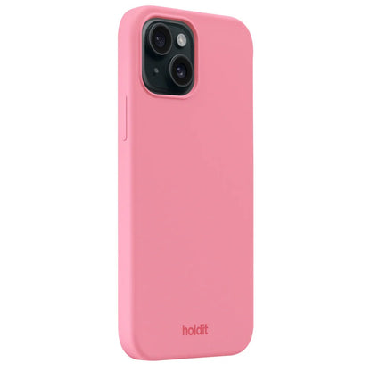 Cover til iPhone 15 - Soft Touch Silikone Case - Rouge Pink