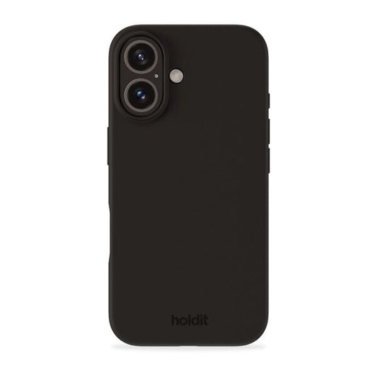 Cover til iPhone 16 - Soft Touch Silikone Case - Black