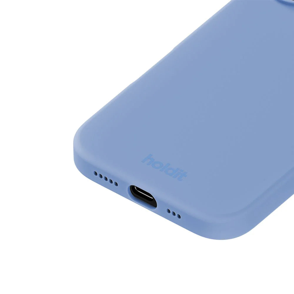 Cover til iPhone 16 - Soft Touch Silikone Case - Soft Cobalt