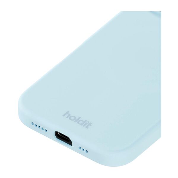 Cover til iPhone 16 - Soft Touch Silikone Case - Mineral Blue