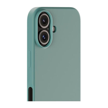 Cover til iPhone 16 - Soft Touch Silikone Case - Moss Green