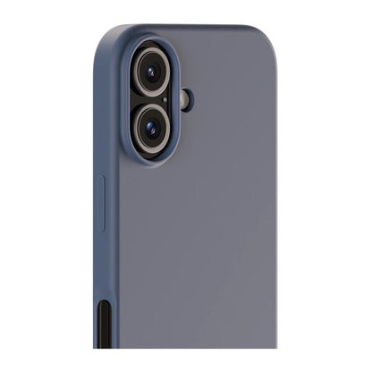 Cover til iPhone 16 - Soft Touch Silikone Case - Pacific Blue