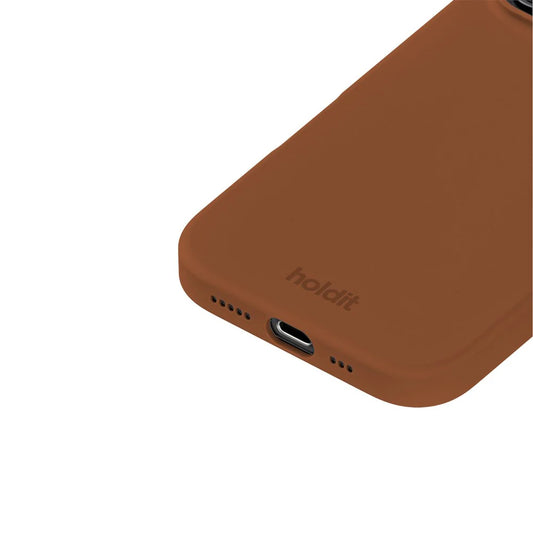 Cover til iPhone 16 Pro - Soft Touch Silikone Case - Almond Brown