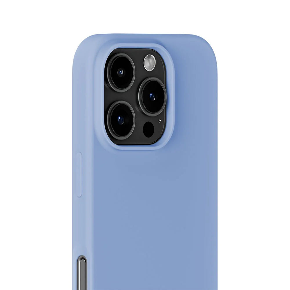 Cover til iPhone 16 Pro - Soft Touch Silikone Case - Soft Cobalt
