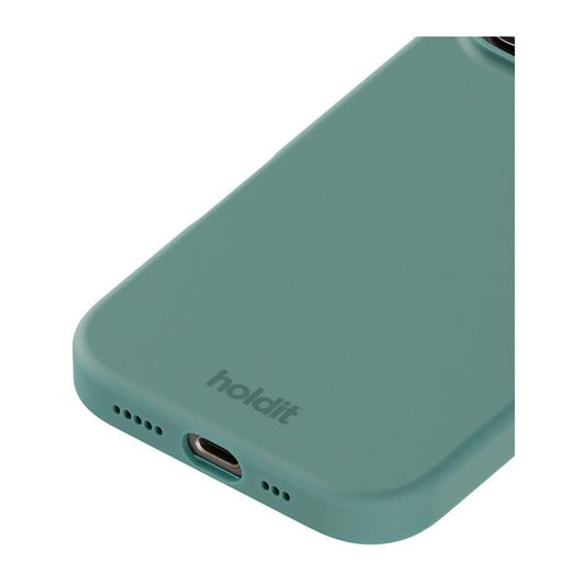 Cover til iPhone 16 Pro Max - Soft Touch Silikone Case - Moss Green