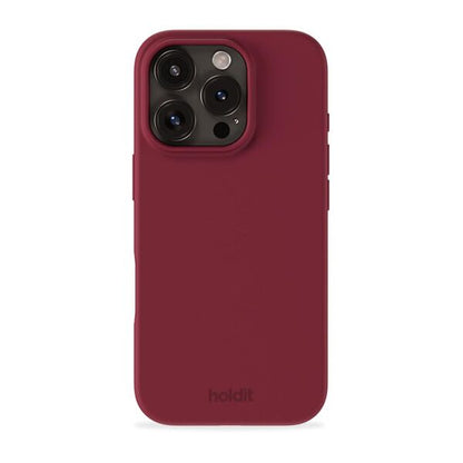 Cover til iPhone 16 Pro Max - Soft Touch Silikone Case - Red Velvet