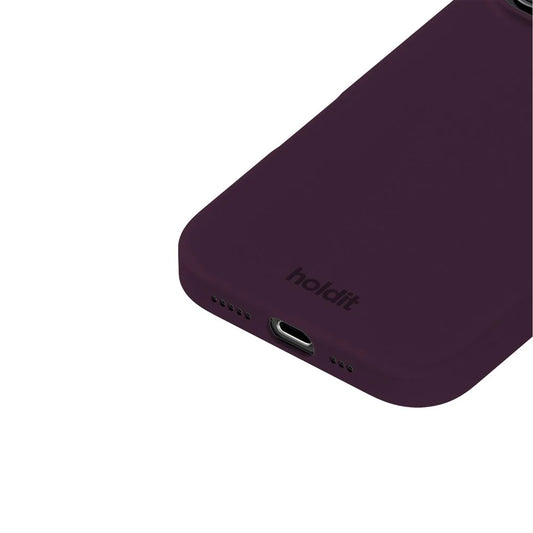 Cover til iPhone 16 Pro - Soft Touch Silikone Case - Deep Plum