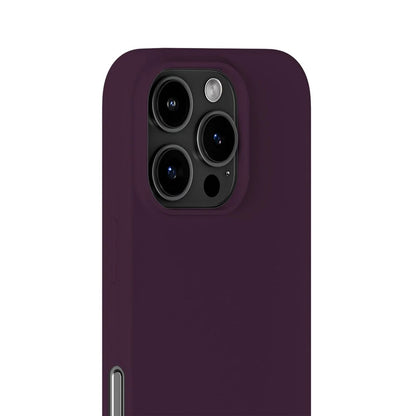 Cover til iPhone 16 Pro - Soft Touch Silikone Case - Deep Plum