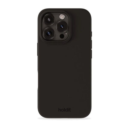 Cover til iPhone 16 Pro - Soft Touch Silikone Case - Black