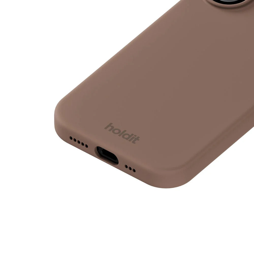 Cover til iPhone 17 - Soft Touch Silikone Case - Mocha Brown