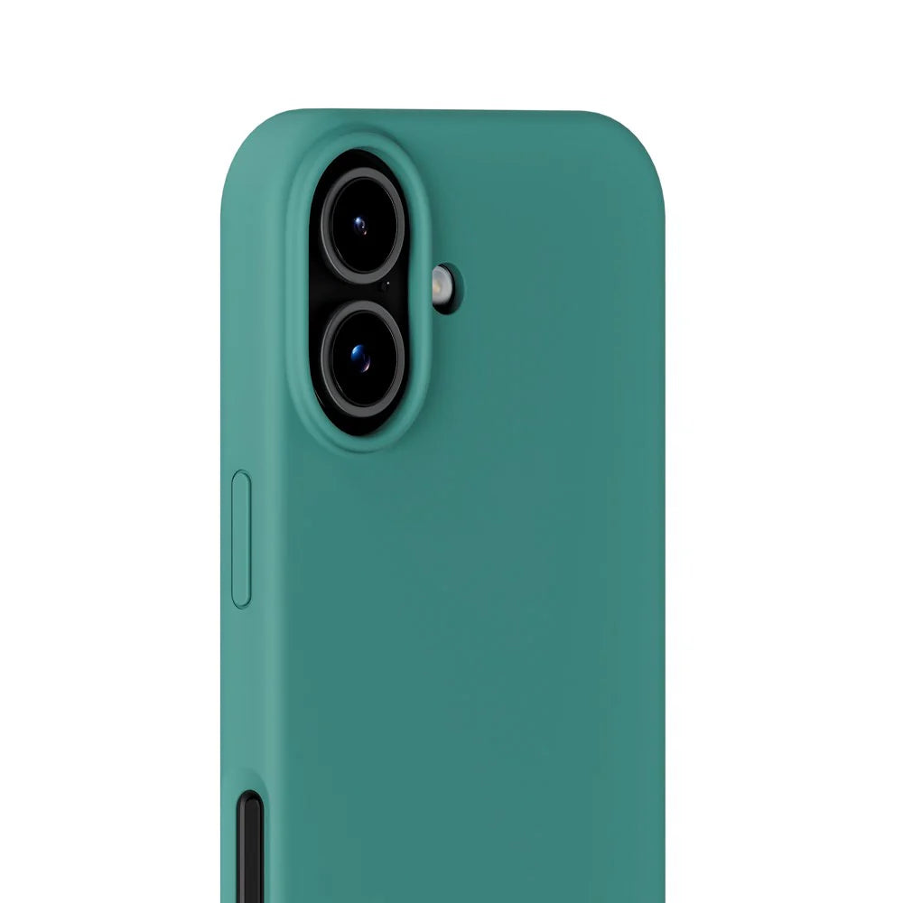 Cover til iPhone 17 - Soft Touch Silikone Case - Moss Green