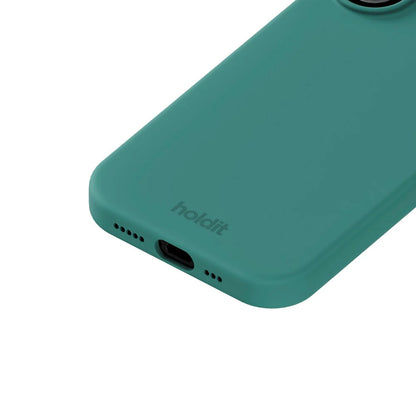 Cover til iPhone 17 - Soft Touch Silikone Case - Moss Green