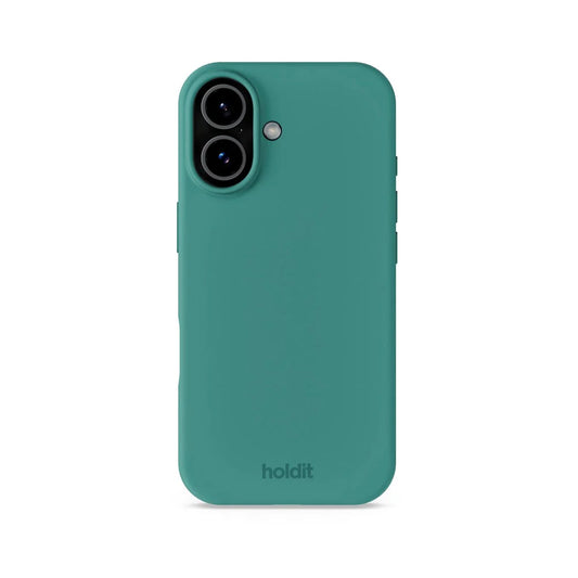 Cover til iPhone 17 - Soft Touch Silikone Case - Moss Green
