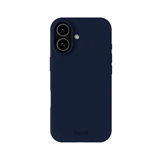 Cover til iPhone 17 - Soft Touch Silikone Case - Midnight Blue