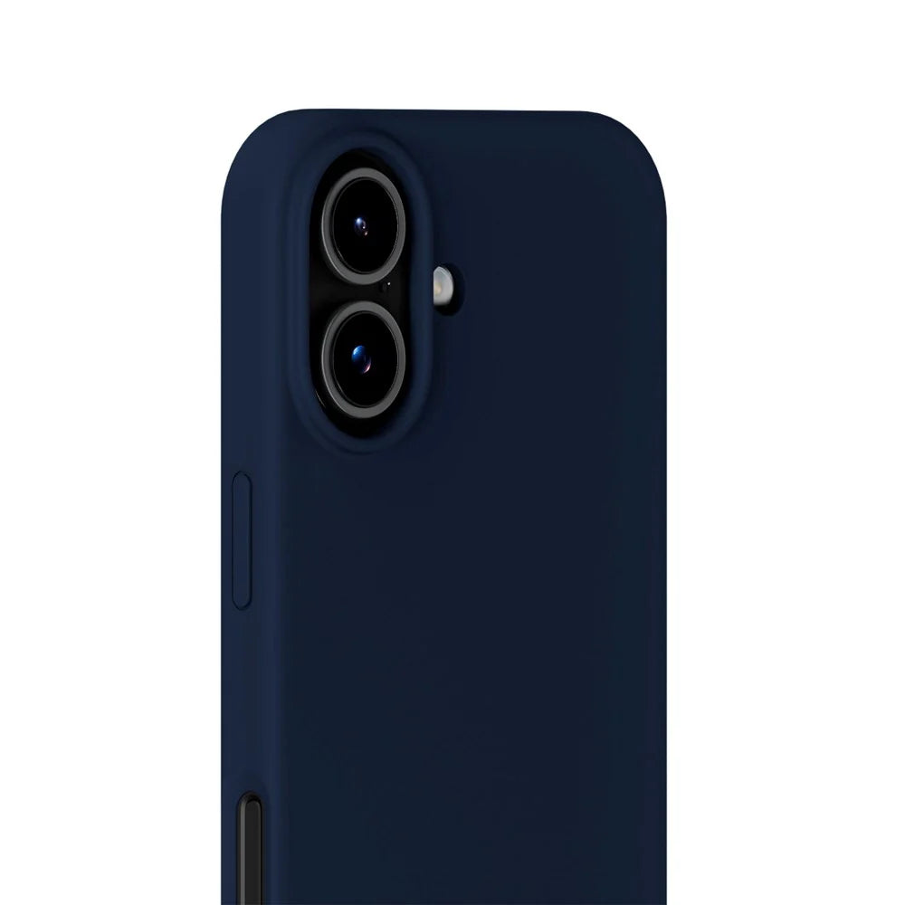 Cover til iPhone 17 - Soft Touch Silikone Case - Midnight Blue