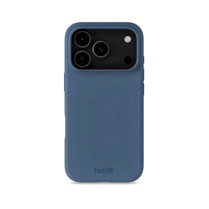 Cover til iPhone 17 Pro - Soft Touch Silikone Case - Pacific Blue