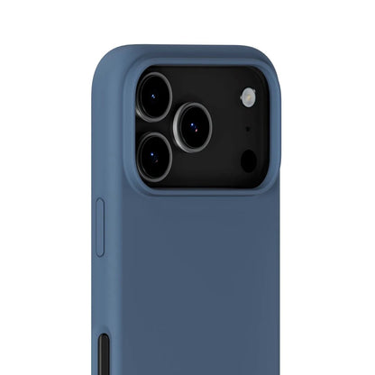 Cover til iPhone 17 Pro - Soft Touch Silikone Case - Pacific Blue