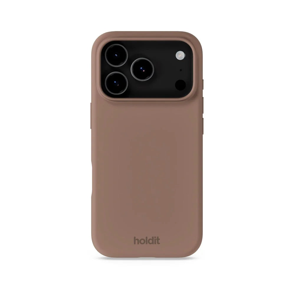 Cover til iPhone 17 Pro - Soft Touch Silikone Case - Mocha Brown