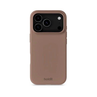 Cover til iPhone 17 Pro - Soft Touch Silikone Case - Mocha Brown