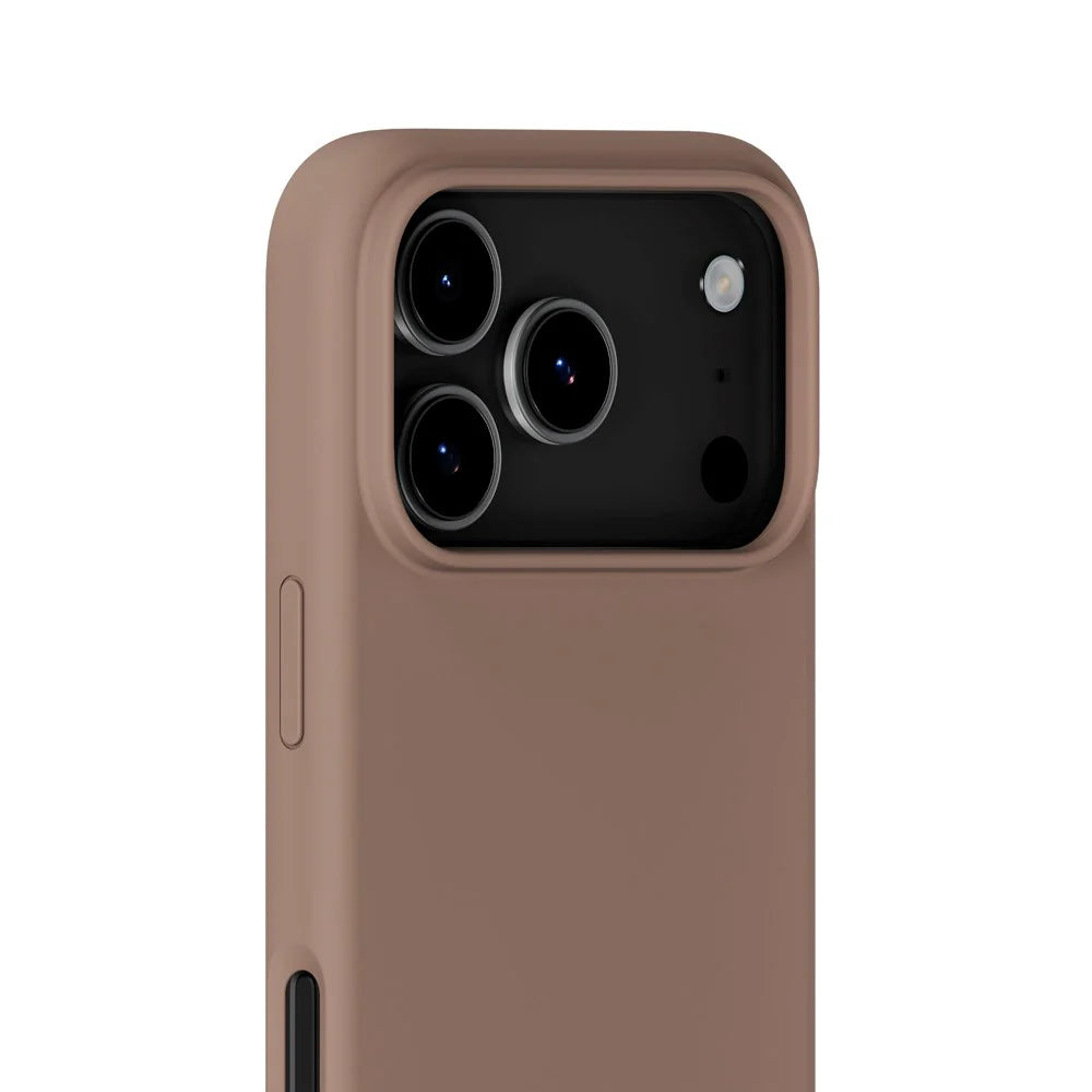 Cover til iPhone 17 Pro - Soft Touch Silikone Case - Mocha Brown