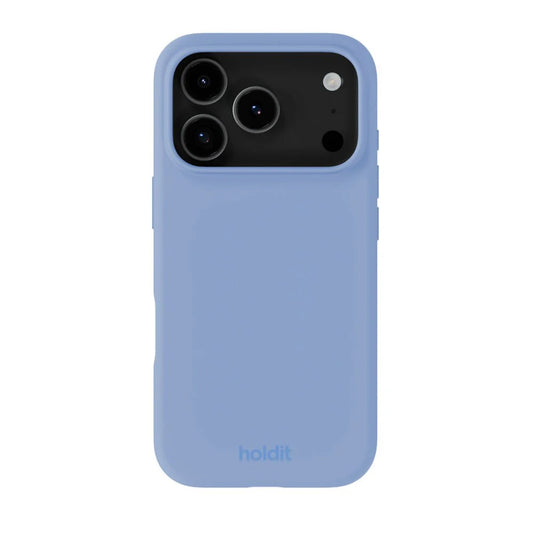 Cover til iPhone 17 Pro - Soft Touch Silikone Case - Soft Cobalt