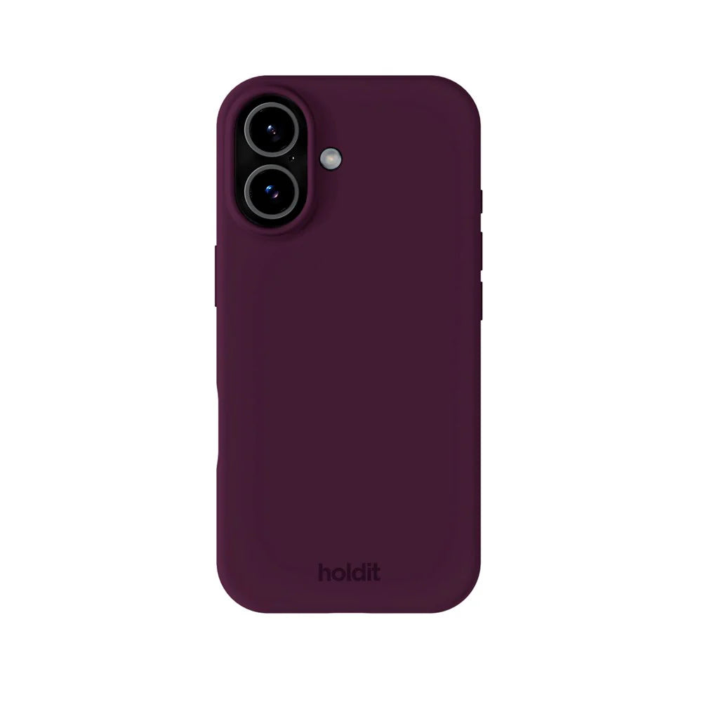 Cover til iPhone 17 - Soft Touch Silikone Case - Deep Plum