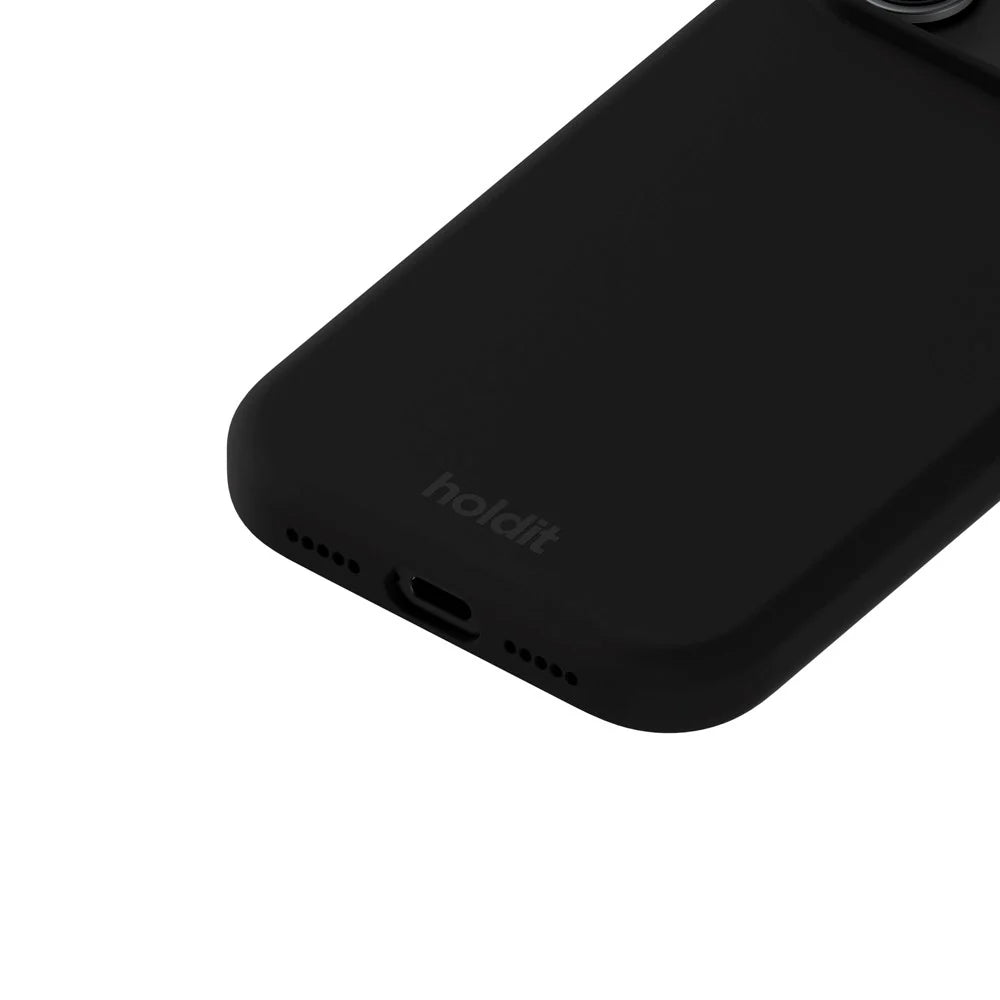 Cover til iPhone 17 Pro Max - Soft Touch Silikone Case - Black