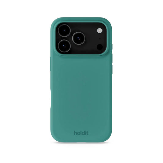 Cover til iPhone 17 Pro Max - Soft Touch Silikone Case - Moss Green