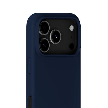 Cover til iPhone 17 Pro - Soft Touch Silikone Case - Midnight Blue