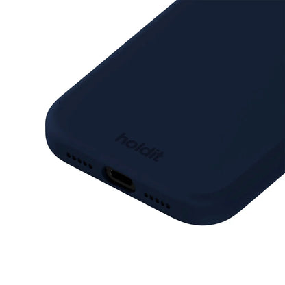 Cover til iPhone 17 Pro - Soft Touch Silikone Case - Midnight Blue
