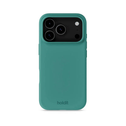 Cover til iPhone 17 Pro - Soft Touch Silikone Case - Moss Green