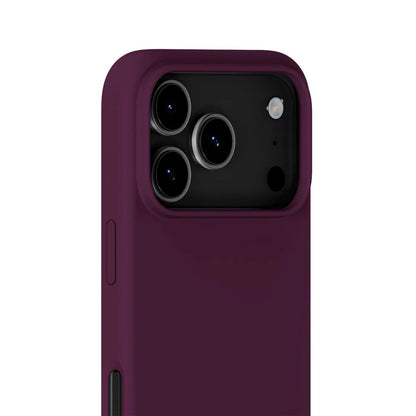 Cover til iPhone 17 Pro Max - Soft Touch Silikone Case - Deep Plum