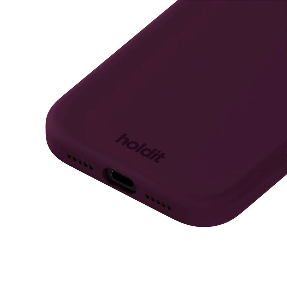 Cover til iPhone 17 Pro - Soft Touch Silikone Case - Deep Plum