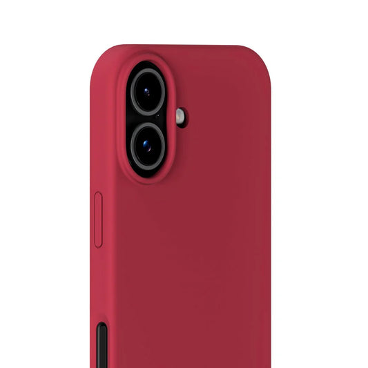 Cover til iPhone 17 - Soft Touch Silikone Case - Red Velvet