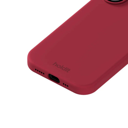Cover til iPhone 17 - Soft Touch Silikone Case - Red Velvet