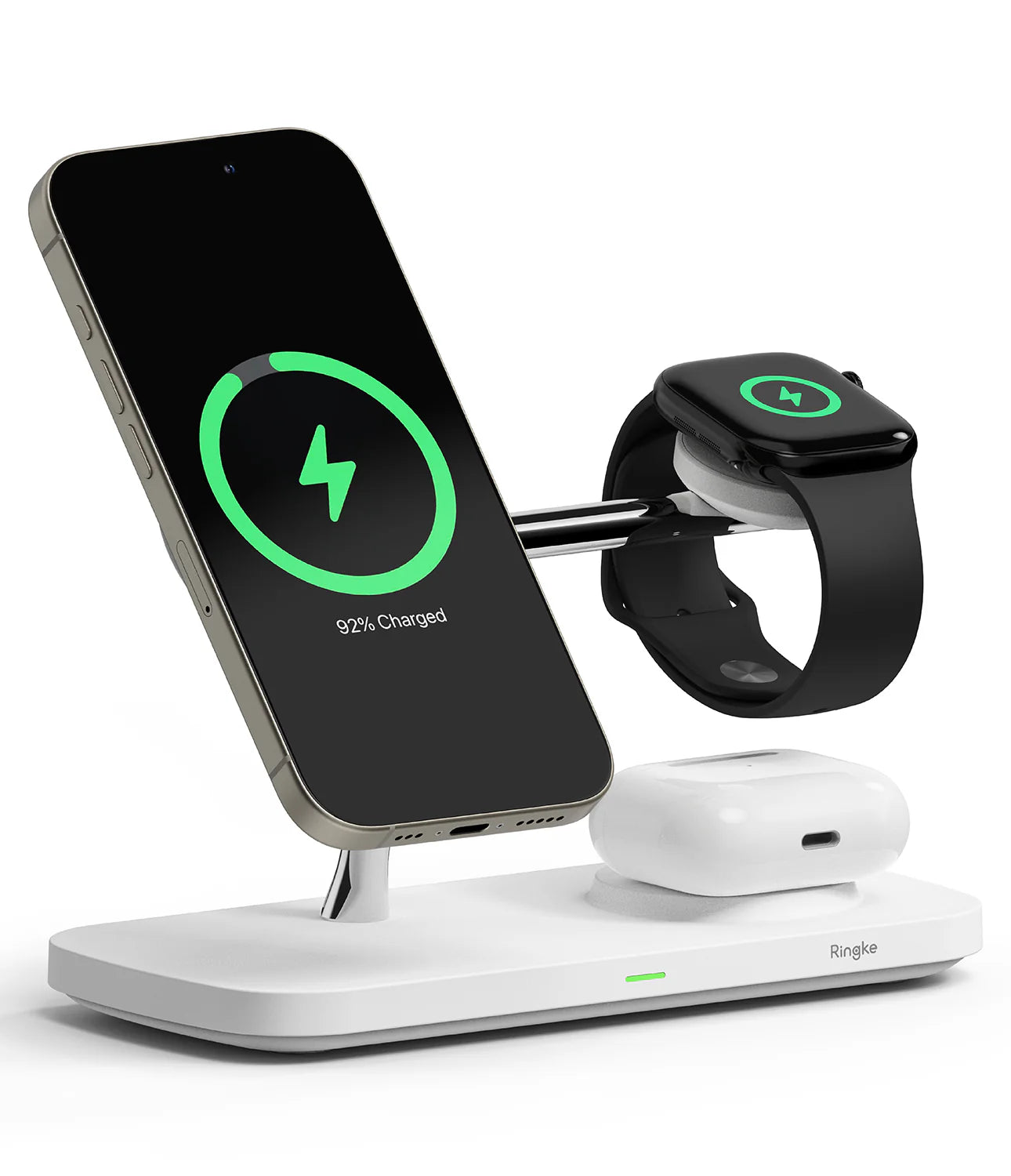 Dokkstøð Qi2 + 35W løðari til USB-C