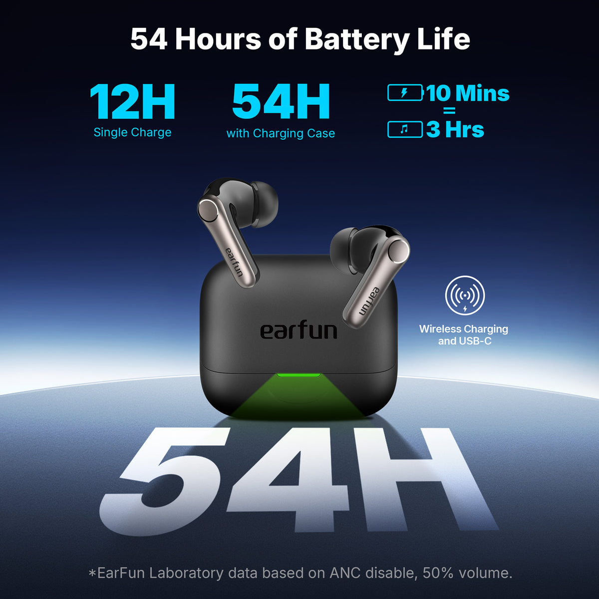 EarFun Air Pro 4+ Black - NÝTT