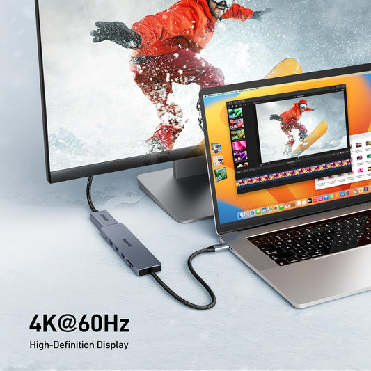 BENFEI multi adapter / hub 7 in 1 - USB-C 100W - NÝTT