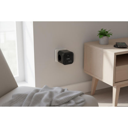 Streymstikk Power Cube við 2 x USB-A / 2 x USB-C / 3 x streym - NÝTT