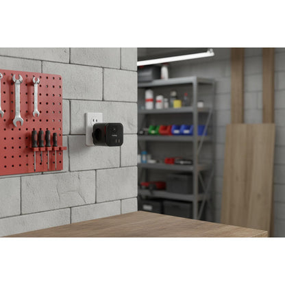 Streymstikk Power Cube við 2 x USB-A / 2 x USB-C / 3 x streym - NÝTT