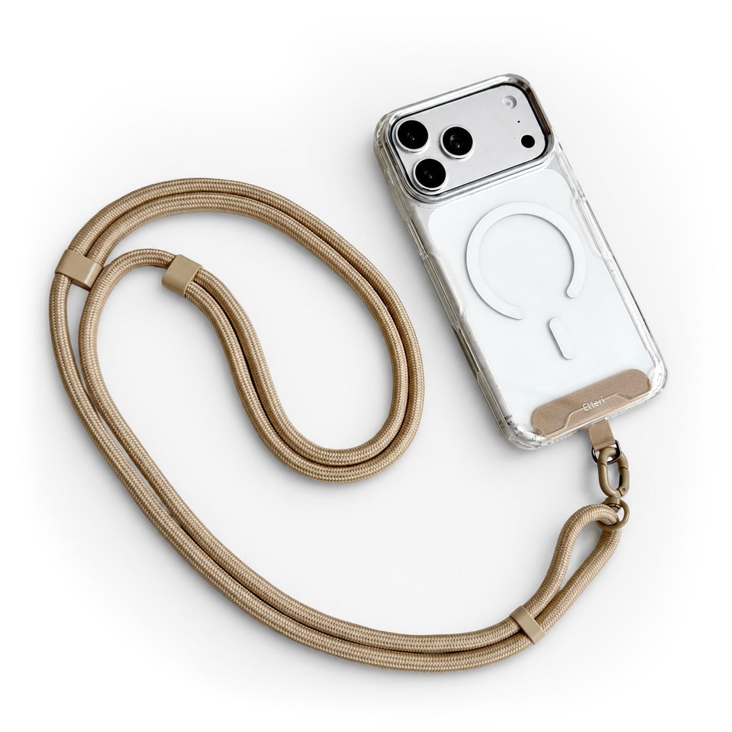 Etteri Crossbody / Hand Strap - Beige - NÝTT