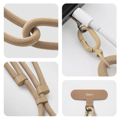 Etteri Crossbody / Hand Strap - Beige - NÝTT