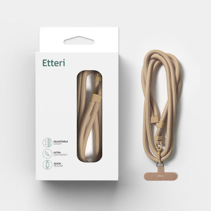 Etteri Crossbody / Hand Strap - Beige - NÝTT