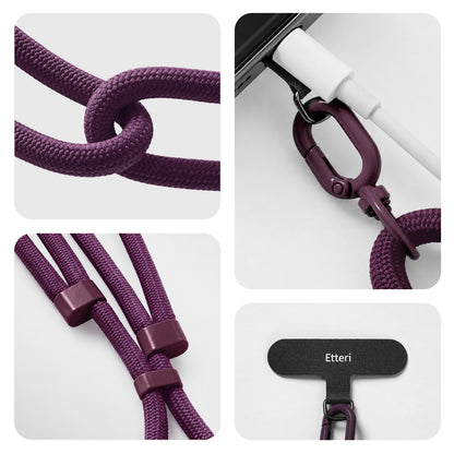 Etteri Crossbody / Hand Strap - Dark Cherry - NÝTT