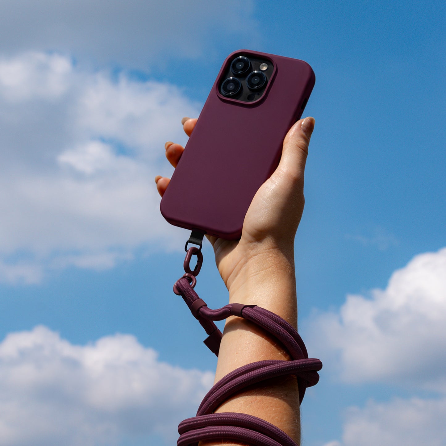 Etteri Crossbody / Hand Strap - Dark Cherry - NÝTT