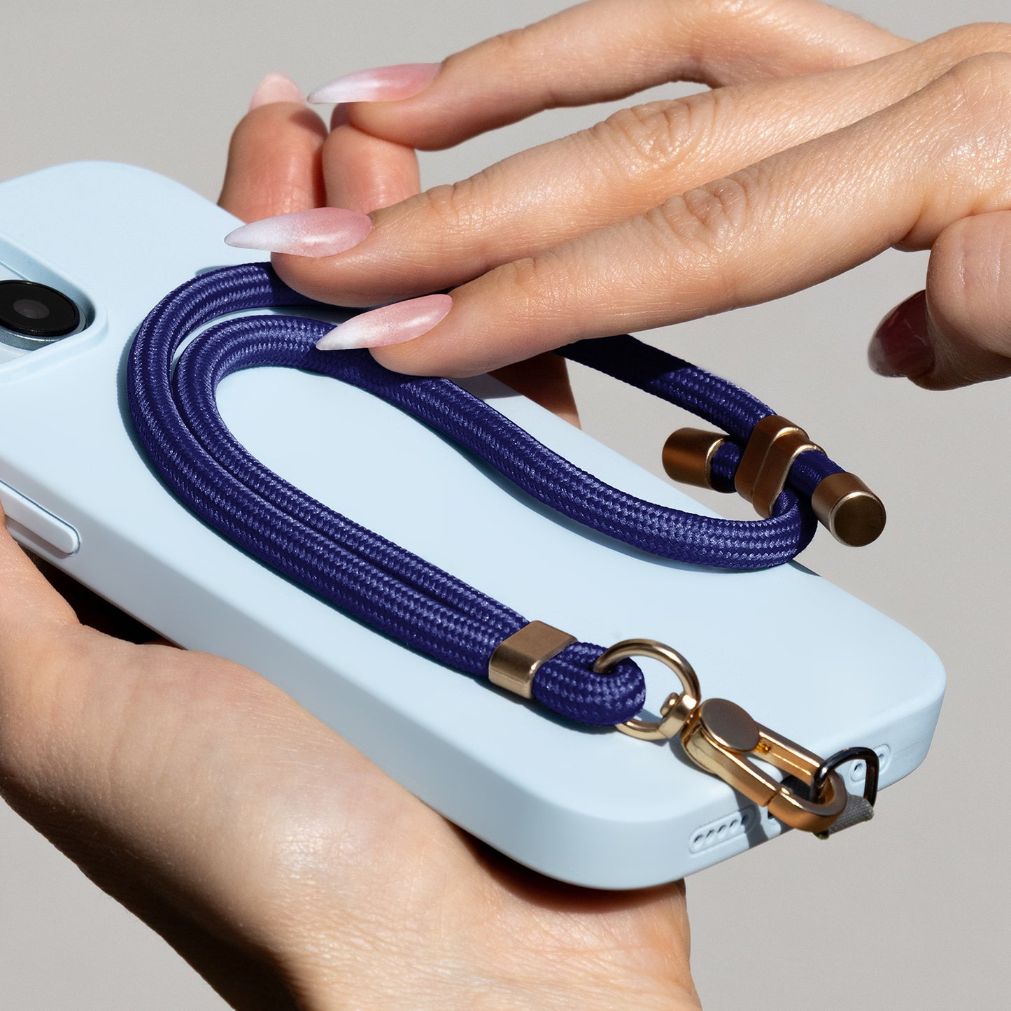 Universal Elegant Wrist Strap - Navy Blue